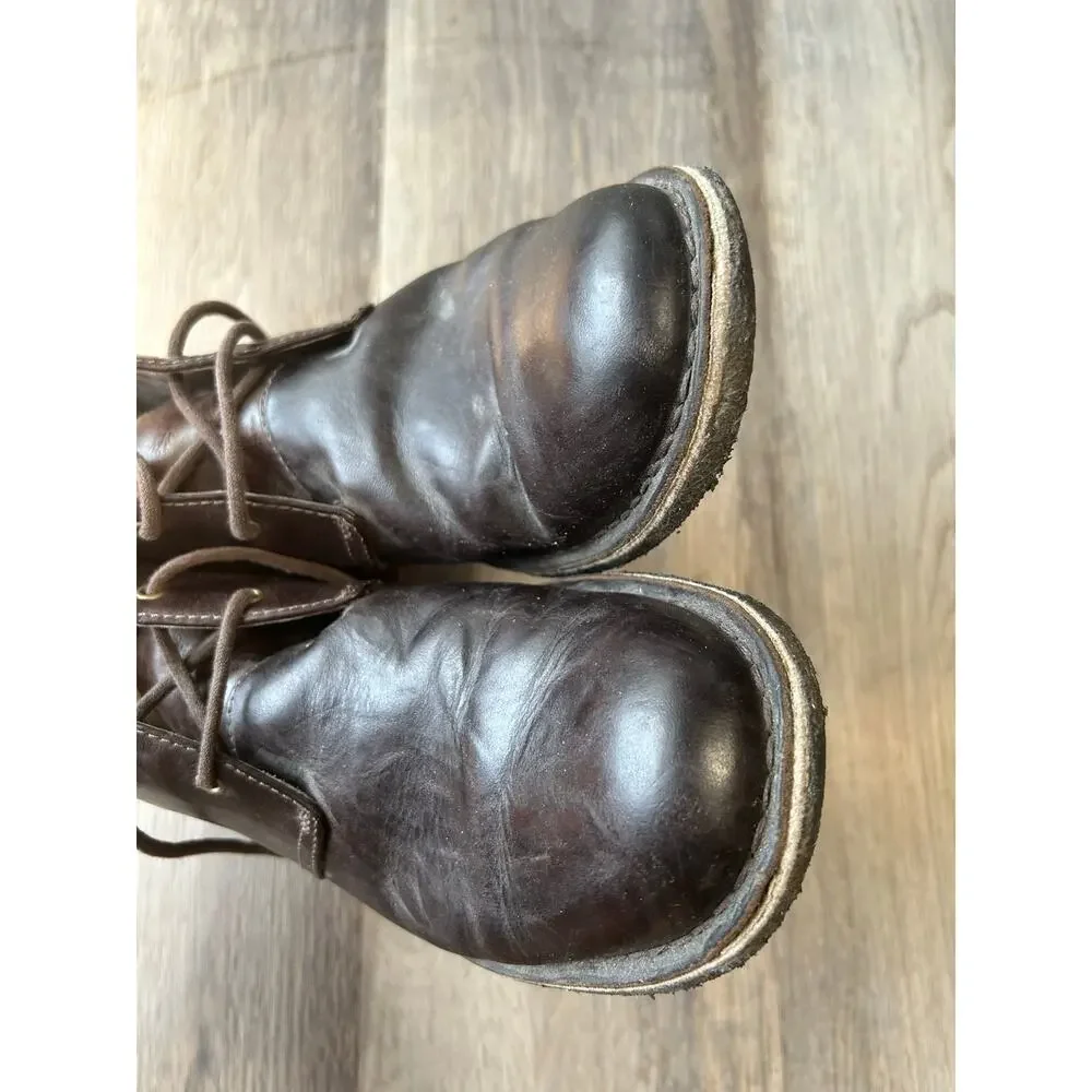 UGG Leighton Men's Chukka Boots Brown Leather Desert Ankle Boots casual luxury
